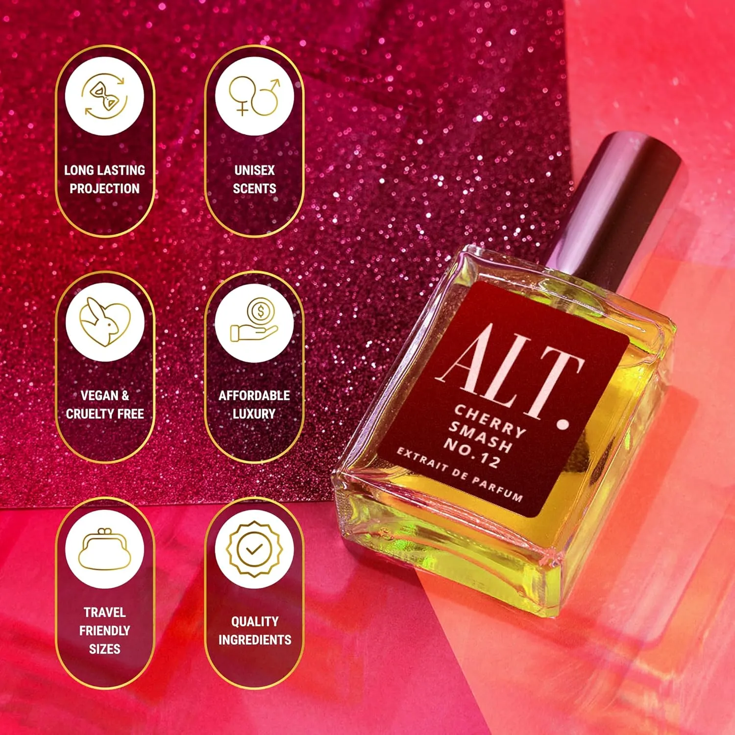 ALT. FRAGRANCES Cherry Smash No. 12 Extrait de Parfum for Men and Women Inspired by Lost Cherry Perfume 60ml1
