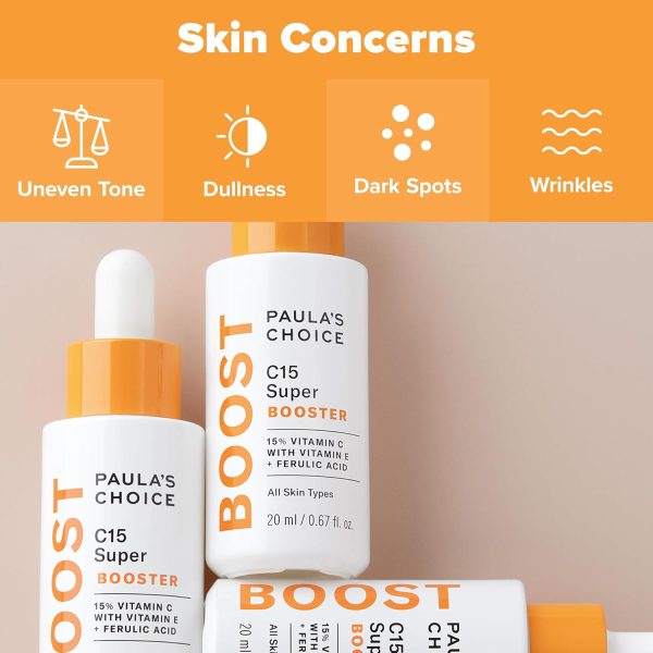 Paula's Choice BOOST C15 Super Booster, 15% Vitamin C with Vitamin E & Ferulic Acid 0.67 Ounces