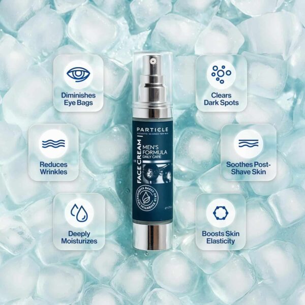 Men’s Face Cream for Dark Spots & Eye Bags – Anti-Aging Moisturizer (1.7 Oz)