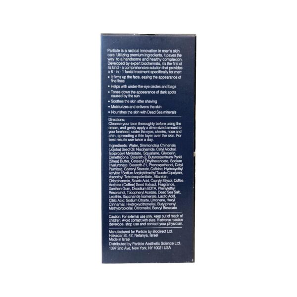 Men’s Face Cream for Dark Spots & Eye Bags – Anti-Aging Moisturizer (1.7 Oz)