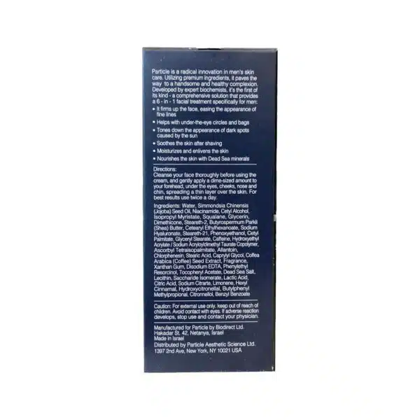 Men’s Face Cream for Dark Spots & Eye Bags 1.7 oz