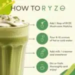 Ryze Mushroom Matcha Instant Coffee | 30 servings