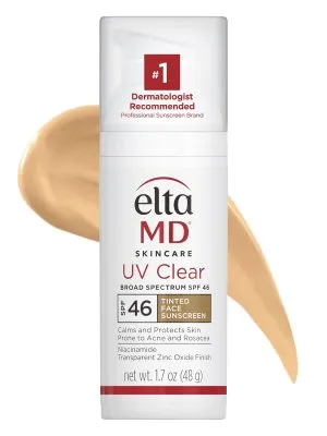 EltaMD UV Clear Tinted Face Sunscreen, SPF 46 Oil | 1.7 oz