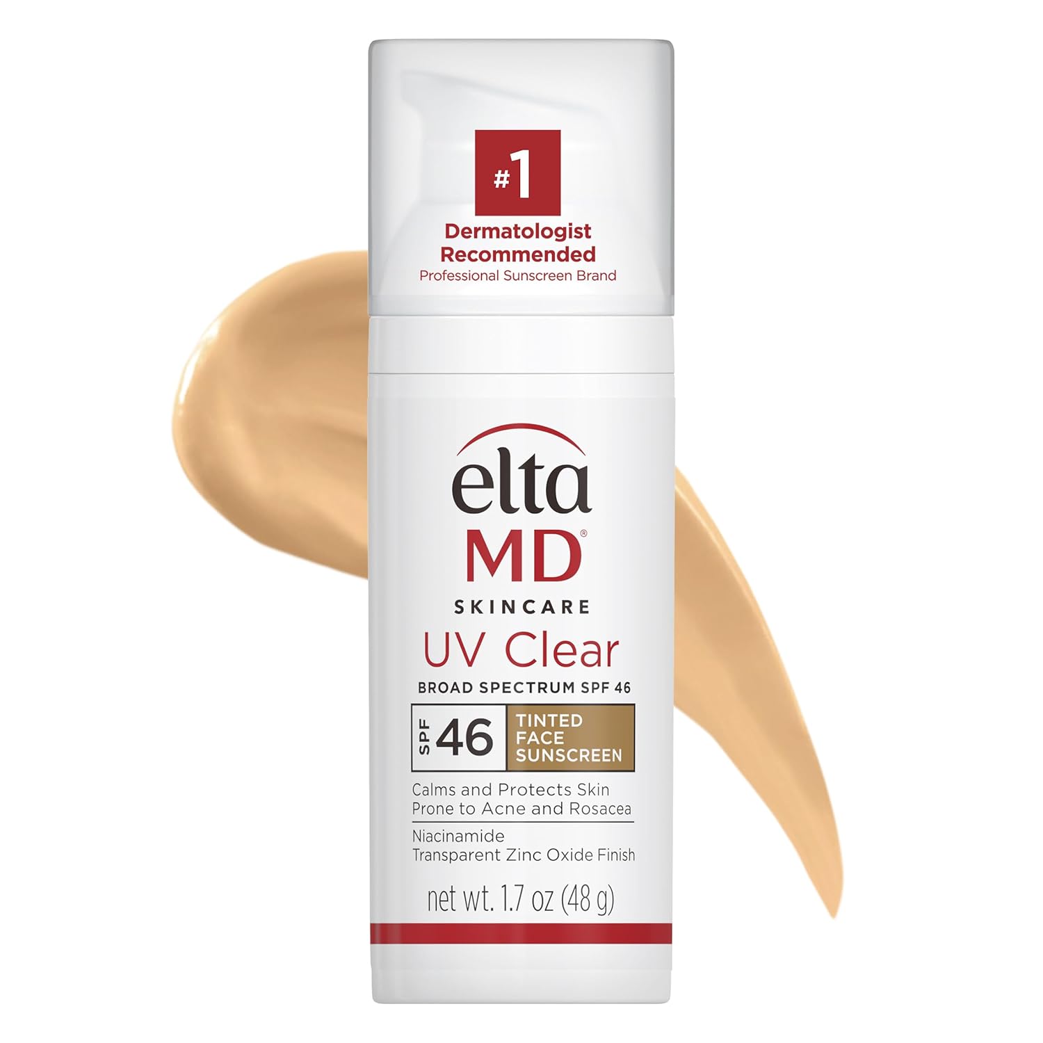 EltaMD UV Clear Tinted Face Sunscreen, SPF 46 Oil | 1.7 oz