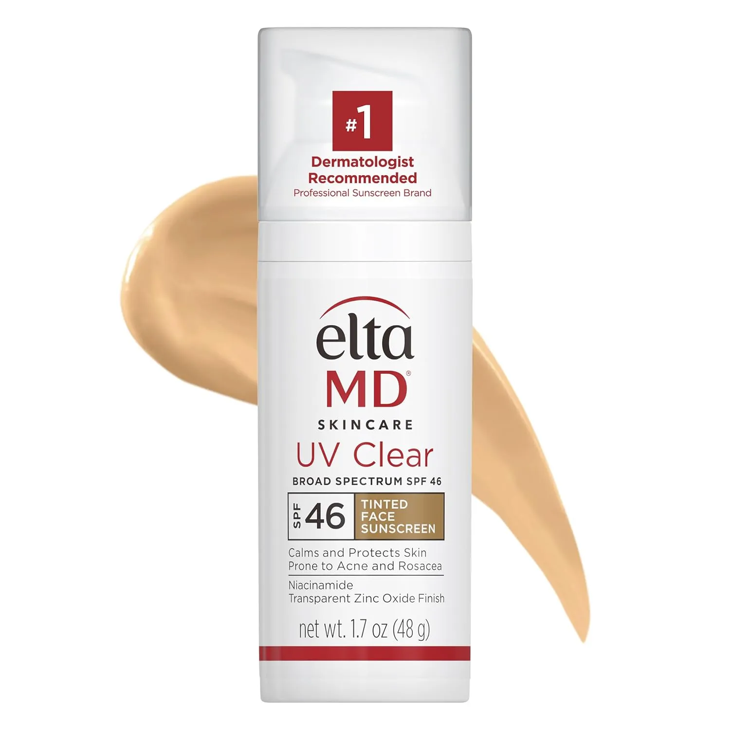 EltaMD UV Clear Tinted Face Sunscreen, SPF 46 Oil | 1.7 oz